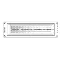DISPLAY VISIONS EA W404-HNLED ຈໍ OLED 4x40 4.89 mm ໄຟ LED ເຫຼືອງ/ສີເຂືອງ B/L