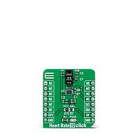 Mikroe MIKROE-4724 ອຸປະກອນວັດອັດຕາຫົວໃຈ Biometrics, Heart Rate Sensor Heart Rate 10 click