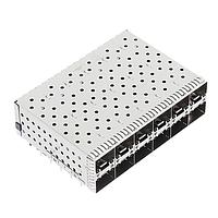 AMP Connectors - TE Connectivity 1-2007562-7 SFP+ SFP+assy 2x6 Sp Fing Outer LP EMI Enhanc