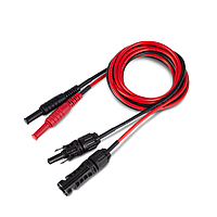 FLIR TA89 ສາຍທົດສອບໂຊລາພອດໂວລເຕິກມີປລັກກະແບນາແລະຂໍ້ຕໍ່ MC4 (152 cm (60 in), Banana Plug, MC4 Connector)