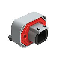 Amphenol SINE Systems ATM13-2P-BM01 ຕູ້ຮັບ PCB ຕຳແໜ່ງ 2 ທາງ RA Flng Mnt 2POS ສີເຫຼັກທອງສີເຫຼັກ