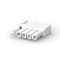 AMP Connectors - TE Connectivity 2029102-4 ກອງຮັບສະຕິກ RECPT 4 POS ທຳມະຊາດ ຮູບແບບຕ່ຳ