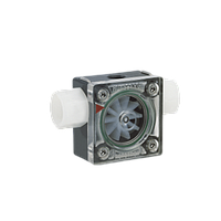 Senseca PO-025GVA160V ຕົວຊີ້ວັດການໄຫຼ (4.0 - 100.0 l/min, Ø 16, DN 25 – G 1)