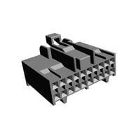 AMP Connectors - TE Connectivity 172047-2 ກອງປະກອບ Connector Housing DLI HSG 20 POS MOD IV TYPE