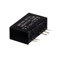 MEAN WELL MDD01L-12N ອິສເອລເທດ 1W 5Vin +/-12Vout +/-5-42mA SIP7 ເກມດິການ ບໍ່ມີການຄວບຄຸມ