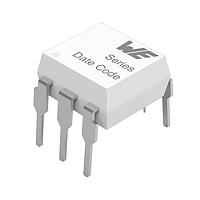 Wurth Elektronik 14230316011 Triac & SCR ອອບພຸດ Optocouplers WL-OCTR Optocoupler Triac ZC / WE30x DIP 6 ມາດຕະຖານ 250V 15mA ZC
