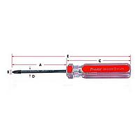 Proskit 89121A ສາຍສີ Screwdriver (6x300mm)