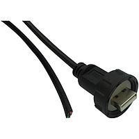 Stewart Connector 67U2AD-006-K USB 2.0 IP67 USB 2.0 ປະເພດ A ຜູ້ຊາຍ ເຖິງສິ່ງສິດຟຣີ 6FT