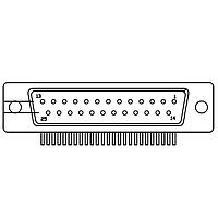 NorComp 182-015-213R531 ຮອບຮອງ 15P ຍິງ ມຸມມີມູນ RT .318" FOOTPRINT