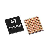 STMicroelectronics STWBC86JR ອຸປະກອນສົ່ງສະຫນອງ Qi-compatible inductive wireless power transmitter ສໍາລັບການນຳໃຊ້ທີ່ມີພະລັງງານສູງສຸດ 5W