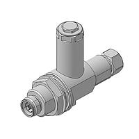 HUBER+SUHNER 3409.31.0001 ອຸປະກອນປ້ອງກັນເກີດກະທົບທີ່ມີການເຊື່ອມຕໍ່ Connectorized Surge Protectors GDT 4.3-10 plug(m) to 4.3-10 jack(f), 690-2700MHz