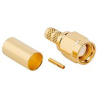Amphenol RF 132195RP ຕູ່ມຊີ້ນ SMA ST CRMP PLG ທອງ RG223/142 REV POL