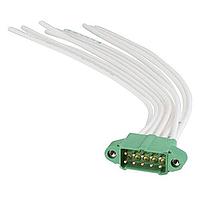 Harwin M300-MC11005M1-0300L ການປະກອບສາຍສະເພາະສາຍສະເພາະ 3MM M/L CA 10 300MM 18AWG DIL