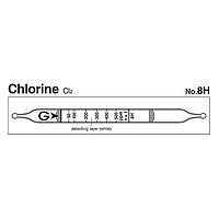 Gastec 8H Quick-measuring Detector tubes Chlorine Cl2 (25~1000 ppm)
