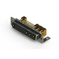 EDAC 630-36W4240-5TC ຕູ້ຕິດຕໍ່ D-Sub ປະສົມມຸມຂວາ ຕູ້ຕິດຕໍ່ພະລັງງານ Combo D-Sub