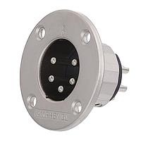 Amphenol Audio EP-5-14 Speaker Connectors METAL PANEL MOUNT 5SKT