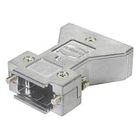 HARTING 61030011110 ຝາຫົວ D-Sub D-Sub 9pin Inducom Metal Hood ຮຸ່ນ 1, 2 ທາງເຂົ້າດ້ານບູດ, ນັ້ມຫົວຫມຸດ M3, ມີບລັອກດິນພາຍໃນ