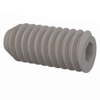 Essentra Components 010448T031 ຊຸດສະກຣູ Set Screw, ຫົວ Socket, ກະດູກ #4-48, ຄວາມຍາວ 5/16