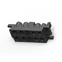 AMP Connectors - TE Connectivity 2212295-1 ຕໍ່ພວງພະລັງງານຫນັກ FORGE, ASSY SCKT 4#0 -4#4-0#8-0#12-2#22