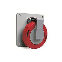 Amphenol Tuchel 2CMA166982R1000 ຕົວເຊື່ອມຕໍ່ 3P+N+E ປະຕູຕິດພານເລດ, ຟແລງລະບົບຫນວດ, ມຸມມີມຸມ. ແທນທີ່ສ່ວນ# 432RAU6W