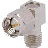 Amphenol SV Microwave SF2994-6001 ຕົວແປ RF - ຊຸດ In Series SMA F ເປັນ M Adapter, R/A