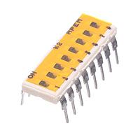 APEM IKN0800000 ສະຫນັບ DIP 8POS SPST 0.1A 24VDC