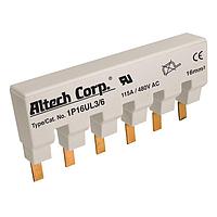 Altech 1P16UL3/6 ບັດບັດ 1 ເຟສ 1 Ph Busbar 99mm 6Pin, 115A