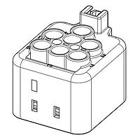 Aptiv 33500260 ອຸປະກອນເຊື່ອມຕໍ່ລົດ 6.3 7WF SLD RELAY SOCKET