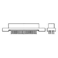AMP Connectors - TE Connectivity 749085-9 ຕູ້ຕໍ່ສັນ Micro-D D-Sub 100 50SR VRT PLUG ASSY