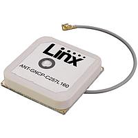Linx Technologies - TE Connectivity ANT-GNCP-C257L160 ອະນຕີນາ PCB ອະນຕີນາ GNSS L1 25x25 LNA 1.13 UFL