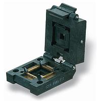 Yamaichi Electronics IC51-1004-809 ປະຕູສົດ IC & ອົງປະກອນ 100Pin QFP Burn-in Skt 0.50 pitch