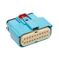 Molex 300361-0011 ການປະກອບຂອງຕົວເຊື່ອມຕໍ່ຜູ້ຍິງ MX150 Mid-Voltage ASSY 2 Row w/ Conn Pos Assurance Blue A/20