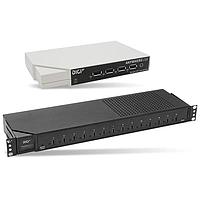 DIGI AW08-G300 Ethernet Hubs AnywhereUSB 8 Plus, 8 port USB over IP Remote USB 3.1 Hub with 8 type A USB connectors, includes external power supply for 100-240VAC Power, 10/100/1000/10G Ethernet, support for optional SFP+ module, and optional cellular CORE Module