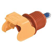 HARTING 09930011126 ກອງຮອງ Han S 120 ຕິດຕັ້ງດ້ວຍກຸ່ມສະແກນແດງ M18 ມີຕິດຕໍ່ຜູ້ຊາຍ M6 (ມີການປ້ອງກັນການເປີດ)