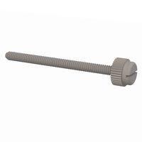 Essentra Components 090440150TEG ກຸມນິ້ວສະແລດ Thumb Screw Slotted, ກຸມນິ້ວ #4-40 Thread, ຍາວ 1 1/2