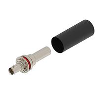 Linx Technologies - TE Connectivity 2446194-1 ຕູ້ຕໍ່ສັນຍານ RF ຄວາມຫນາແບບສູງ BNC Str Crimp Jack Belden 1855A, 4855R, Bulkhead, IP67, 75 Ohm