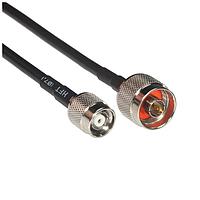 Amphenol Cables on Demand CO-058TNCRPTN-003 ສາຍສັ້ນ RF RG58 REV POLARITY TNC ຜູ້ຊາຍປະເພດ M/TYPE N ຜູ້ຊາຍ 3