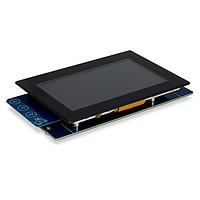 Microchip Technology AC320005-4 ໜ້າຈໍ Display Shields High-Performance WQVGA Display Module ມີ Max-Touch(r)