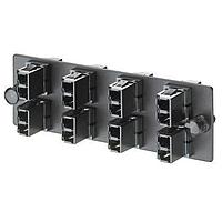 Panduit FAP8WBLDLC ຕູ້ຕໍ່ແບບເສັ້ນແສ່ງ Fiber Optic Connectors FAP ມີ 8 LC 10Gig, duplex, mm (BL) mod