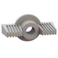 Essentra Components 06M060100DLWN ກຸມປຸ່ມປິດປະກອບ Wing Nut Deco Lock Wing Nut, M6 X 1 Thread, 13.4mm Height