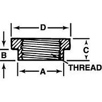 APM HEXSEAL 2120/122/10 ກະດູກອັນຈຳປັດ ECONOMY SNAPSEEL ກະດູກອັນມີຂອງ Shouldered Mount Nut