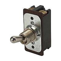 Carling Technologies EK204-73 ສະຫນັບສະຫນູນ Toggle Switch 2-pole, ON - None - OFF, 10A/20A 250VAC/125VAC 1 1/2 HP, ບໍ່ມີແສງສະຫວ່າງ Bat Style Toggle Switch ມີຂໍ້ຕໍ່ສະຫນັບສະຫນູນດ້ວຍການຍຶດດ້ວຍກຸ່ມສະຫນັບສະຫນູນ
