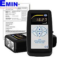 PCE LES 100-ICA LED-Stroboscope (0~99.990rpm;1.666 Hz, incl. ISO Calibration Certificate)