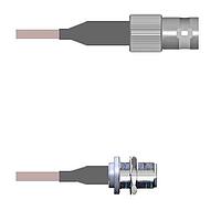 Amphenol Custom Cable Q-0B025000H036i ສາຍສັ້ນ RF BNC-SJB/N-SJB G142 36I