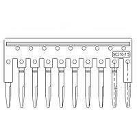 Amphenol Anytek SCJ1015RD00G ບຣິດຈັມເປີ Bridge Jumper SCJ10-1.5mm2 10pins