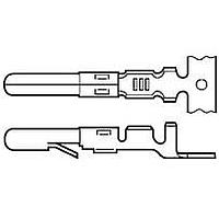 AMP Connectors - TE Connectivity 163301-6 (Cut Strip) ຕິດຕໍ່ PIN PRE-TIN ຕັດສະຕຣິບ 100 ຊິ້ນ