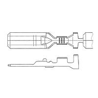 Yazaki 71142874 ຂໍ້ຕໍ່ TERM 250 X M 6.3MM SLD