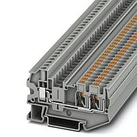 PHOENIX CONTACT 3211859 ບລັອກຂໍ້ຕໍ່ຜ່ານ Feed Through Terminal Block PTU 4-TWIN 24-15AWG 600V 30A