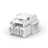 AMP Connectors - TE Connectivity 1-1971773-3 ກອງສາຍໄຟ 1 x 3 PBT-A Plug Hsg