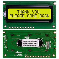 Newhaven Display NHD-0216BZ-FL-YBW ໂມດູນຈະຫນໍາສະແດງຕົວອັກສອນ LCD STN- Y/G Transfl 84.0 x 44.0